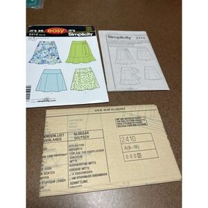 Simplicity 2410 Uncut Sewing Pattern Ladies Skirt Sizes 8-18